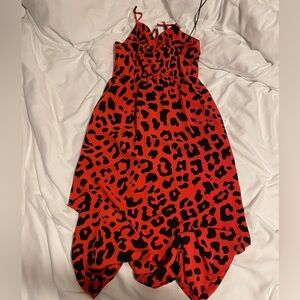 Top Ship Animal Print Summer Dress Size 4